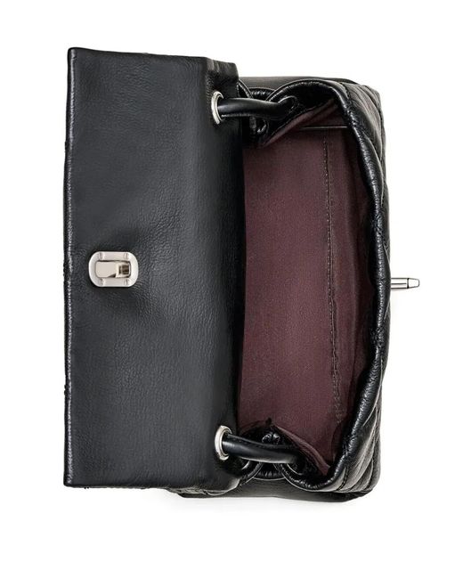 Marc Jacobs Black "The Dual Bag" Quilted Leather Bag