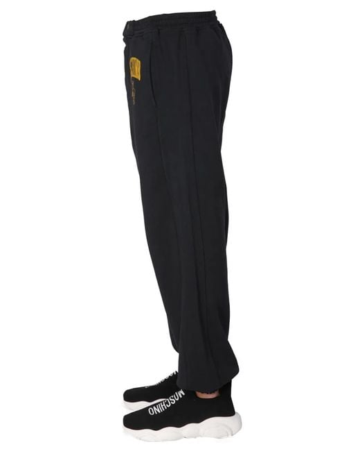 Moschino Couture Black Jogging Pants for men