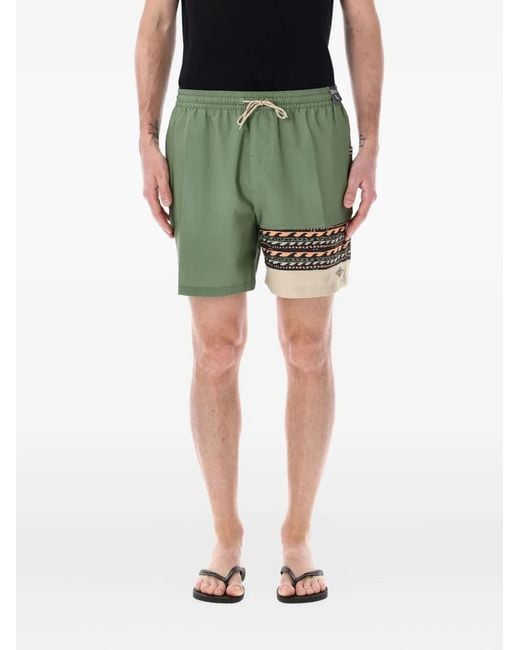 Billabong Green Burleigh Layback Boardshorts for men