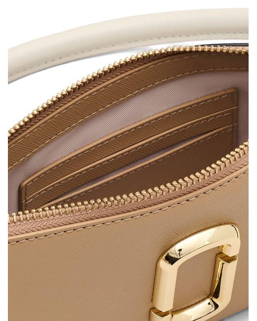 Marc Jacobs Natural The Pochette Leather Mini Bag