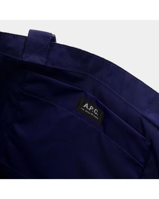 A.P.C. Purple Diane Reversible Shopper Bag for men