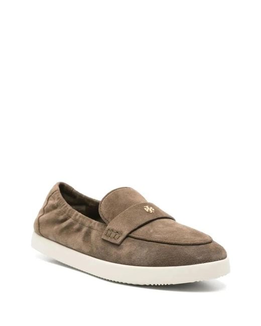 Tory Burch Brown Ballet Sport Loafers