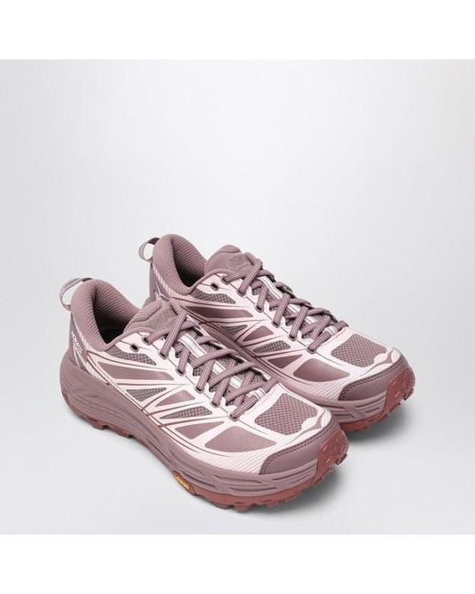 Hoka One One Pink Mafate Speed 2 Classic Mauve/Carnation Sneaker for men