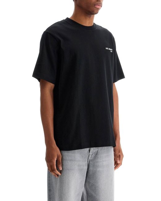 Axel Arigato Black Logo Cotton T-Shirt for men