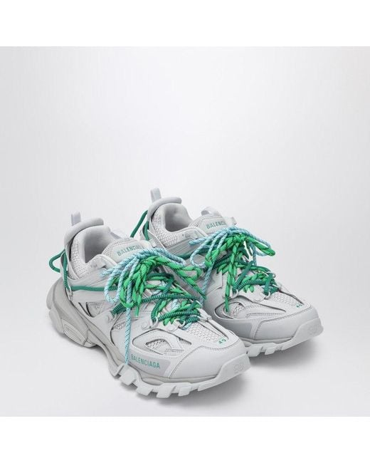 Balenciaga Low Track Sneakers in Green for Men Lyst