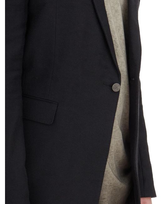 Boris Bidjan Saberi Black Linen And Cotton Blazer for men
