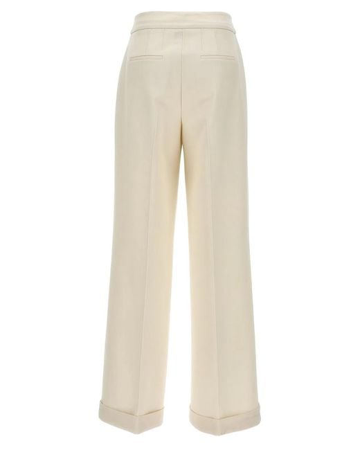 Kiton Natural Loose Leg Pants