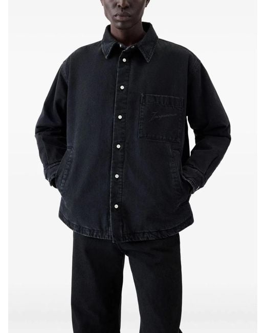 Jacquemus Black La Chemise Boulanger Shirt for men