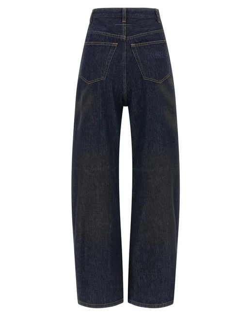 MM6 by Maison Margiela Blue 5-Pocket Jeans