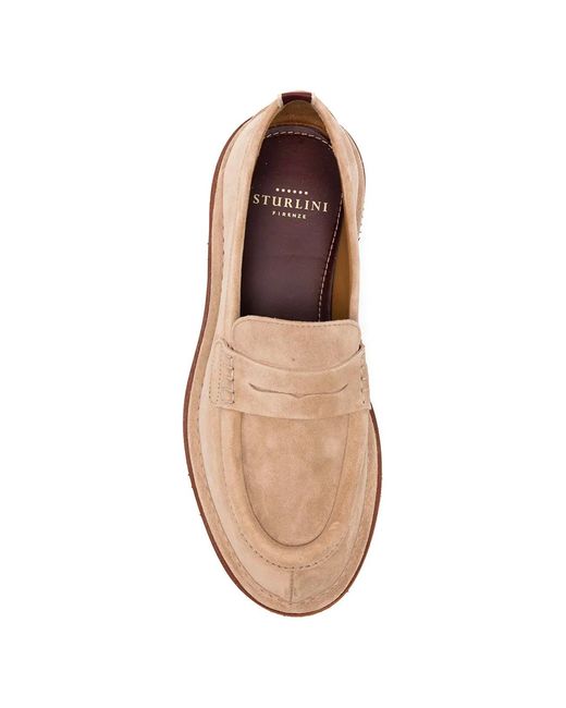 Sturlini Pink Penny Loafers for men