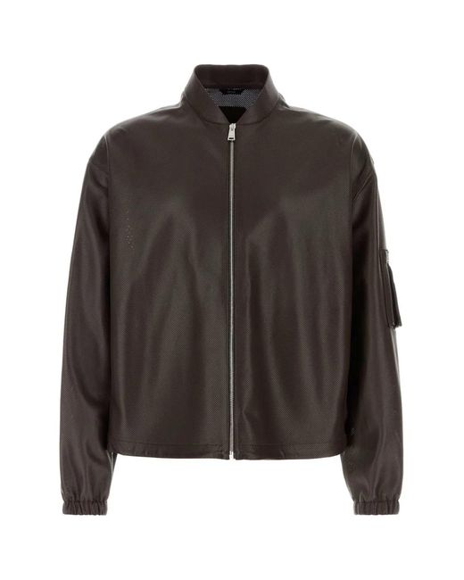 Fendi Black Bomber Jacket for men