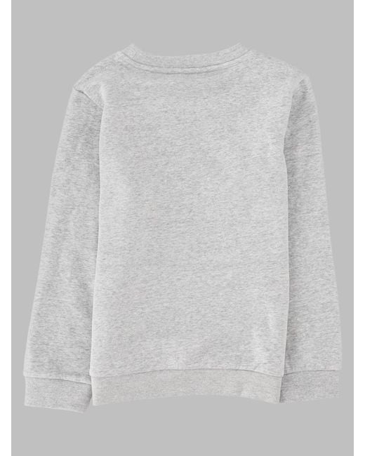 The North Face Gray Teen Evolution Simpledome Crew Tnf