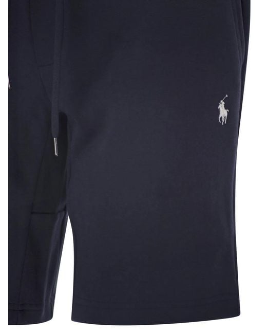 Polo Ralph Lauren Blue Double-Knit Shorts for men