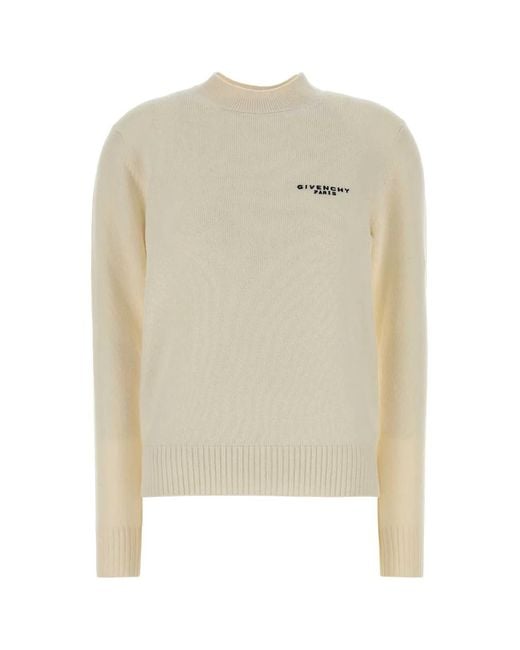 Givenchy Natural Small Crew Neck Sweater