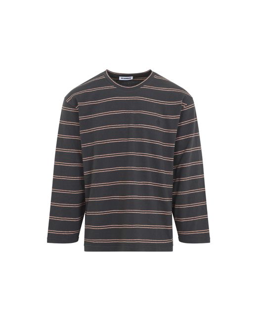 Jil Sander Gray Cotton T Shirt for men