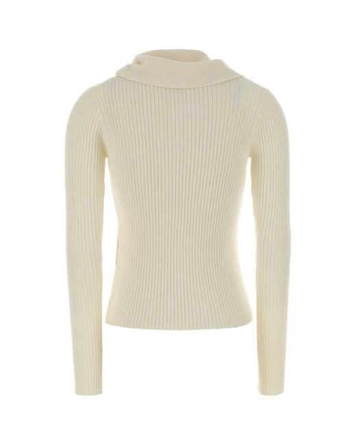 Zimmermann White Valiant Merino Scarf Top