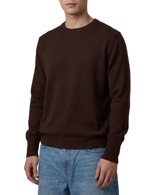 Ballantyne Black Tobacco Crewneck Pullover for men