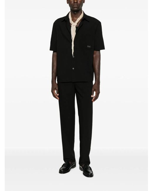 Emporio Armani Black Logo Shirt for men
