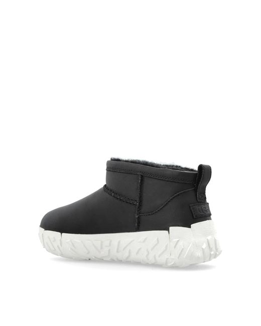 Ugg Black Classic Ultra Mini Wrap Tech Boots for men
