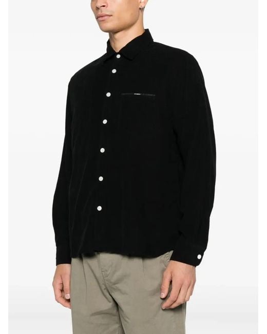 C P Company Black C.P.Company Buttoned Shirt for men