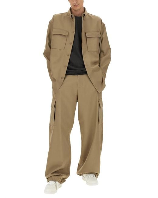 Off-White c/o Virgil Abloh Natural Oversize Fit Shirt for men