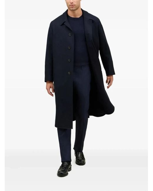 Boglioli Blue Cappotto for men