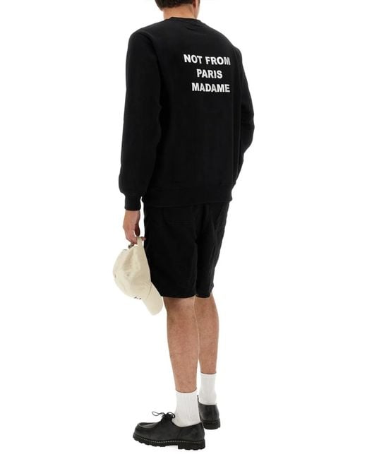 Drole de Monsieur Black "Slogan" Sweatshirt for men