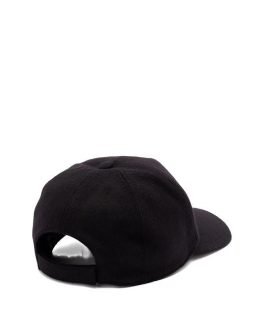 Fendi Blue Wool Cashmere Baseball Ff for men