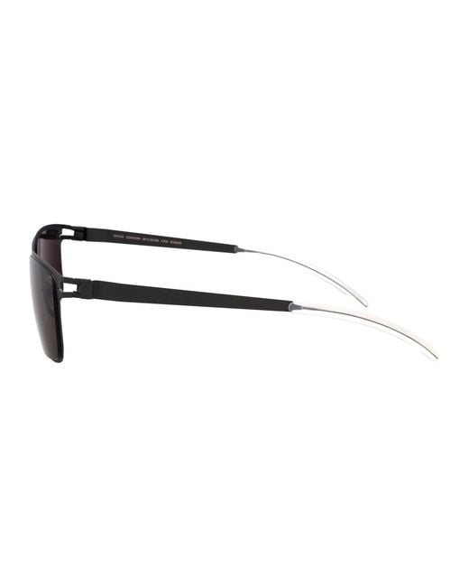 Mykita Black Storm/ Metal Sunglasses