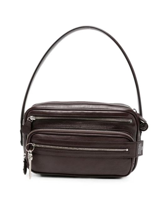 Acne Black Camero Party Leather Shoulder Bag