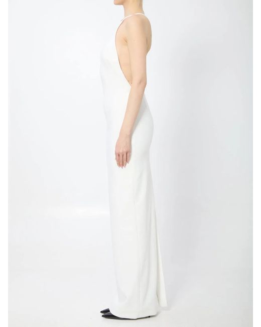 Solace London White Alexandra Maxi Dress