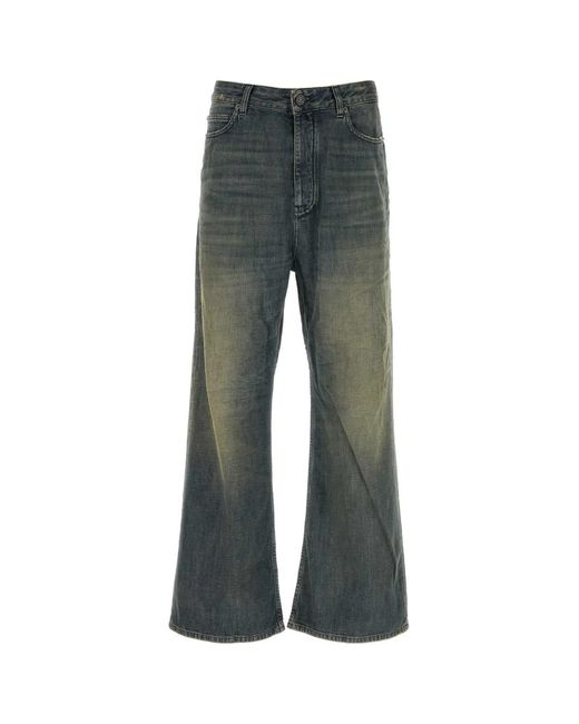 Balenciaga Gray Mid Rise Jeans for men