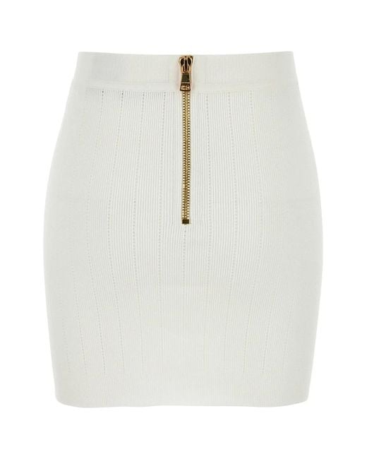 Balmain White Gonna