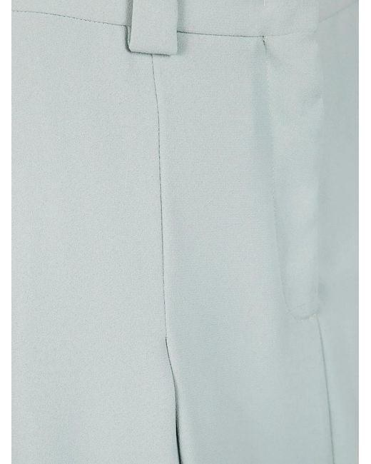 N°21 Blue Crepe Sable Midi Skirt