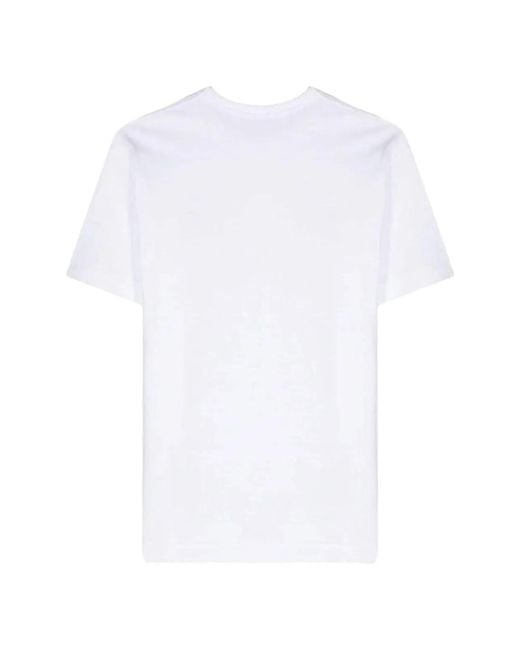 COMME DES GARÇONS PLAY White Tshirt Emblem Knit for men
