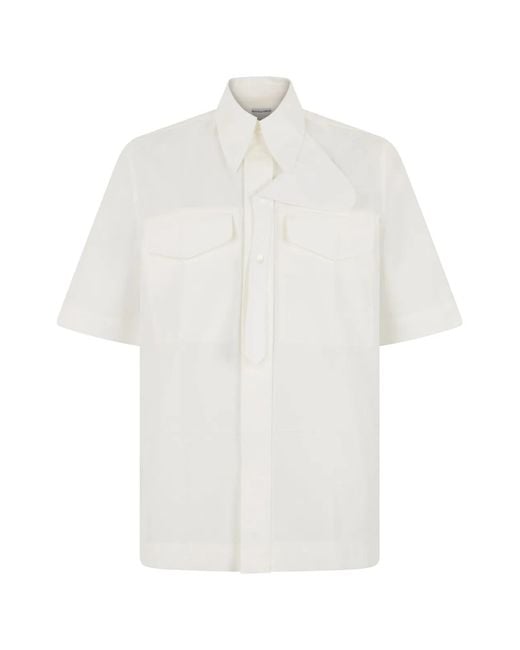 Bottega Veneta White Short Sleeve Shirt