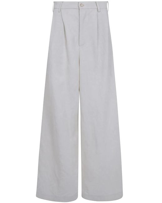 Uma Wang White "Paella" Pants
