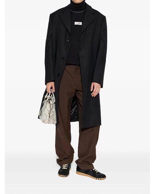 MM6 by Maison Margiela Black Pullover for men