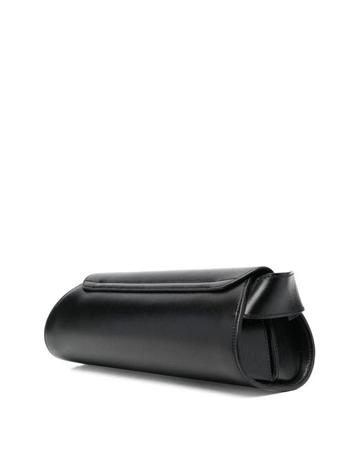 Jil Sander Black Cannolo Bag