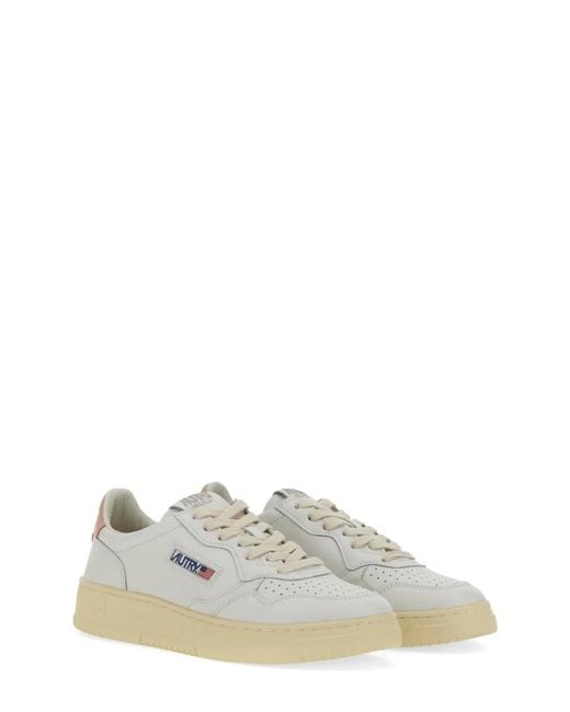 Autry White Leather Medalist Sneakers