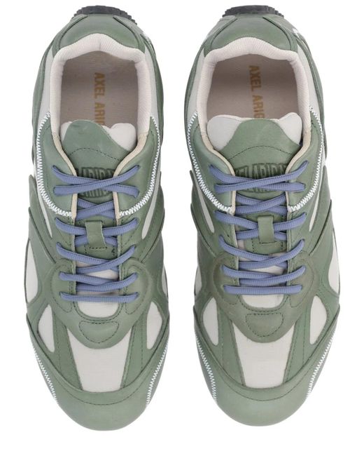 Axel Arigato Green Nubuck Suede Sneaker for men