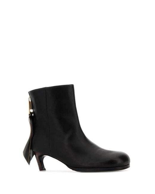 Sacai Black Puller Short Boots