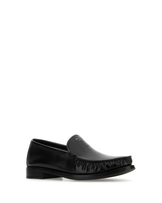 Prada Black Mocassini