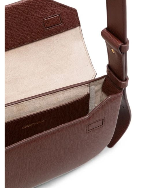 Emporio Armani White Leather Corssbody Bag