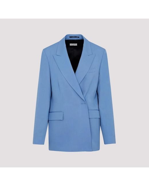 Dries Van Noten Blue Wool Beno Jacket
