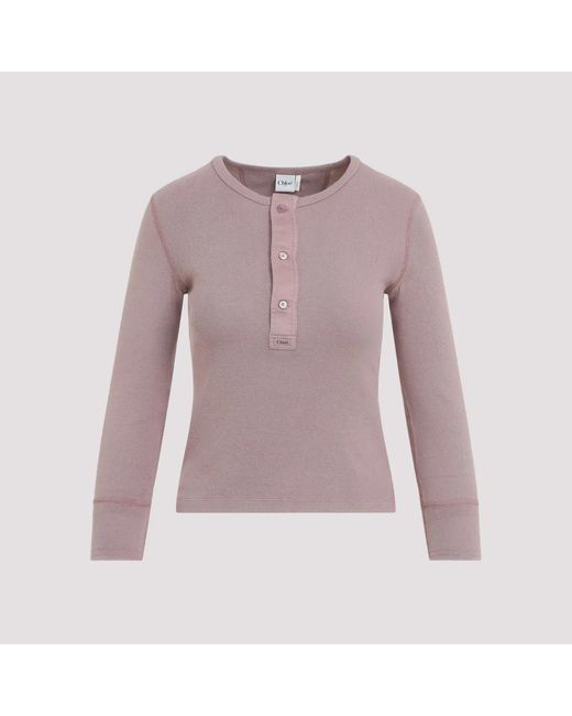Chloé Purple Pullover