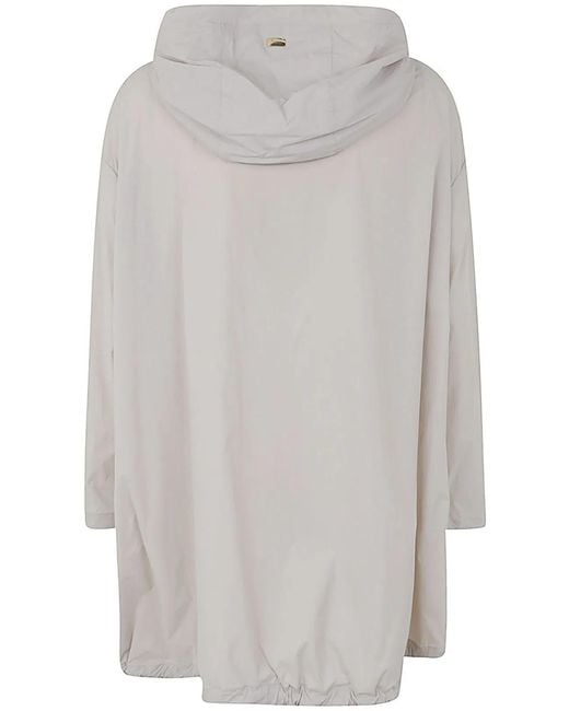 Herno Gray Stretch Maxi Bomber
