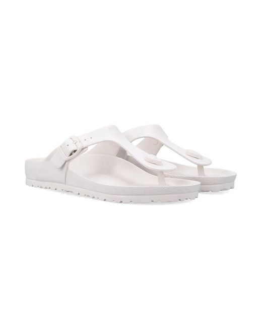 Birkenstock White Gizeh Eva