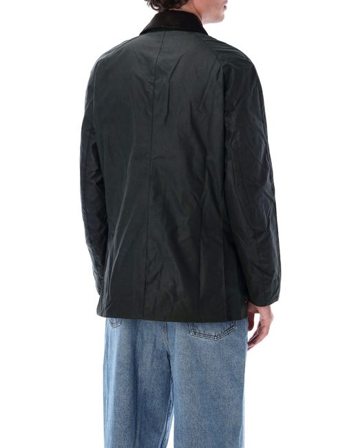 Barbour Black Ashby Waxed Jacket for men