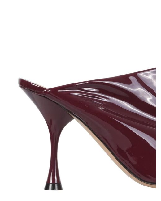 Bottega Veneta Purple Dot Sock Mules